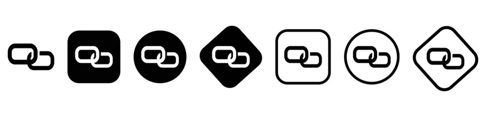 link  icon. link icon vector. link icon set.	
