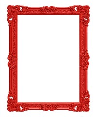 Red ornate picture frame (3)