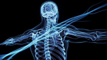 Human Nervous System Anatomy.