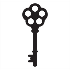 Obraz premium antique key vector illustration