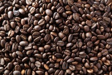 Roasted coffee beans