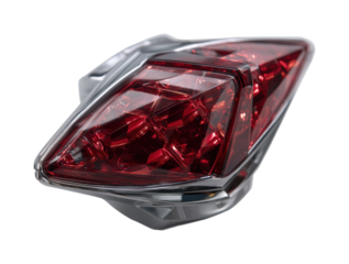 Automotive tail light assembly workshop product design isolated on transparent background, png