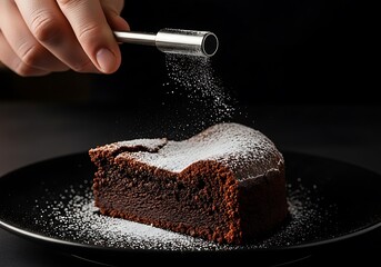 Halloween Product Photography Styling Delicious Chocolate Cake Dessert
