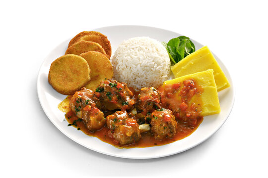 Prato executivo - Rabada com polenta 