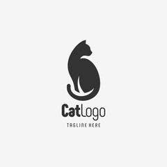 Custom Black White Cat Branding