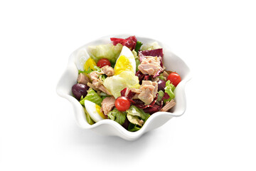 Salada com atum e ovo