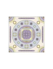 Abstract geometric art