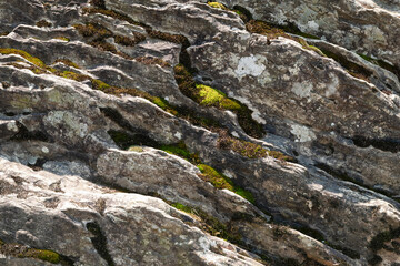 Stone texture. Close-up of the rock. Stone layers