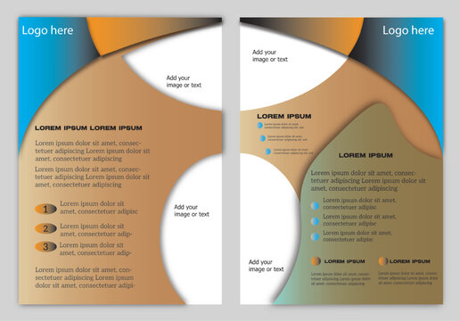 modern flayer design template 