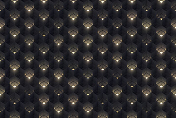 Abstract Pattern of Nighttime Lights.