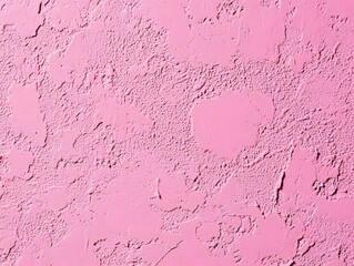 Pink Textured Wall Background, Rough Plaster Surface, Abstract Design