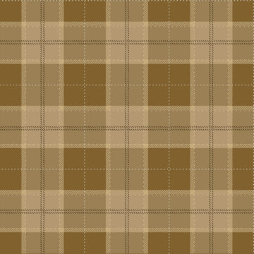 Light broen plaid seamless pattern