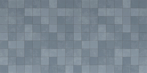 Light Blue Ceramic Tile Wall Texture, Glossy Square Pattern