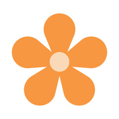 Abstract vibrant floral vector illustration