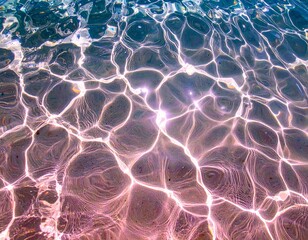 キラキラ輝く夜の揺らいだ水面