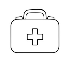 Fototapeta premium HEALTHCARE – First Aid Kit