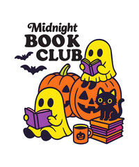 Naklejka premium Midnight Book Club