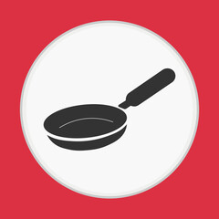 Frying Pan Vector Icon