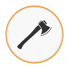 axe icon vector illustration