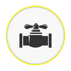Obraz premium Water Valve Icon