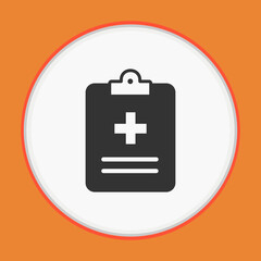 Obraz premium Medical Report Icon