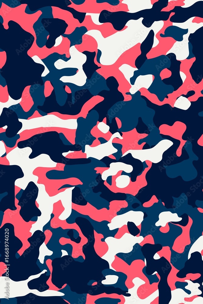 Poster abstract colorful camouflage seamless pattern background