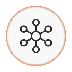 Fototapeta premium Molecule Icon