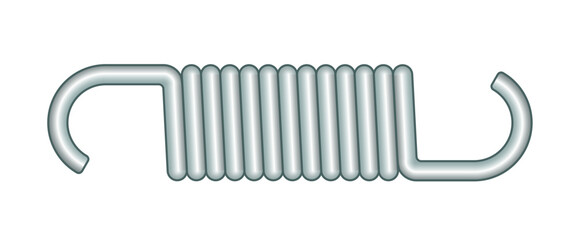 Tension coil spring