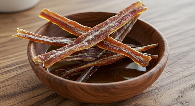 "Dried Fish with Seal Oil close-up Arctic delicacy with cultural significance and heritage"