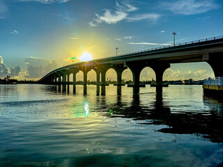Sunset on the Pinellas Bayway Bridge