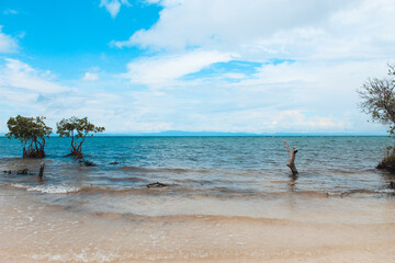 Belize off shore island beach