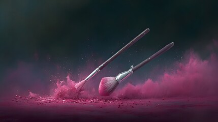 Fototapeta premium Fresh Fruits and Tropical Fruit Medley with Leaves, Vibrant Colors, and Natural Citrus Beauty