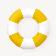 Obraz premium 3D safety ring, summer concept