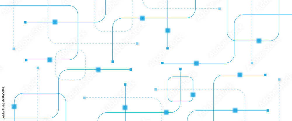 Poster abstract futuristic technology background. technology background with crossed lines and dots.