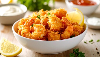 Crispy Fried Shrimp Appetizer.