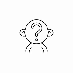 question customer icon sign vector
