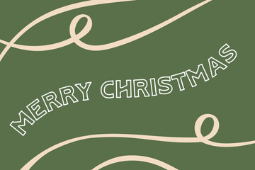 Merry Christmas Background, Merry Christmas Poster, Merry Christmas Post Card, Holiday Greeting Card, Festive Card, Vector Illustration