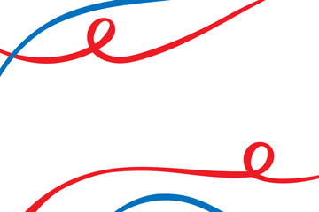 Swirles Border, Ornamental Vector, Curvy Illustration, Abstract Background, Swirl Vector Illustration