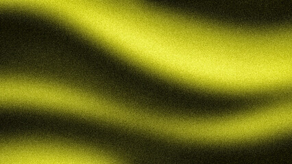 Abstract blurry 4K background with a rough grainy texture. Features a flowing mix of vibrant gold, lime, and dark green hues for modern designs