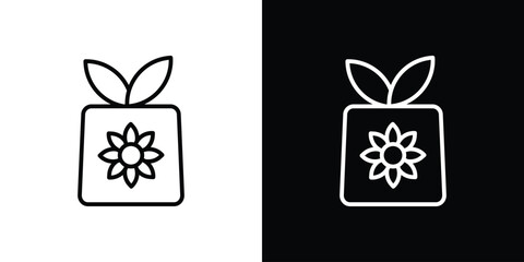 Furoshiki icons, vector best stroke icon EPS