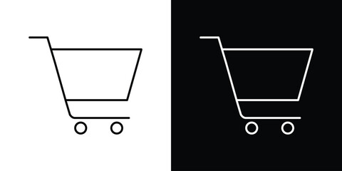 Shopping icons, vector best stroke icon EPS