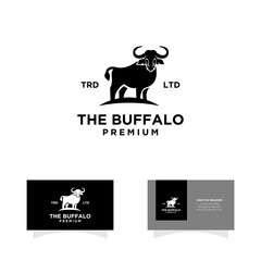 the black buffalo logo design illustration