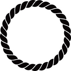 綱の円形フレーム