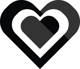 Dynamic abstract geometric shapes with vibrant color gradients and clean lines presented as a striking silhouette