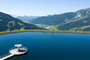 Obraz premium Speichersee am Asitz