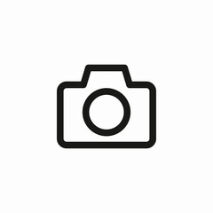 photo camera icon sign vector