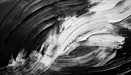 a dynamic black and white transition background featuring textured brush strokes creating a bold and artistic visual effect
