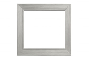 Wooden picture frame featuring a transparent background, ideal for displaying artwork or photos in various design settings