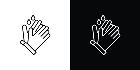 Fototapeta premium Wash hands icon. Signs and symbols for mobile app, UI, UX