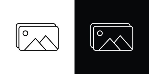 Picture icon. Signs and symbols for mobile app, UI, UX